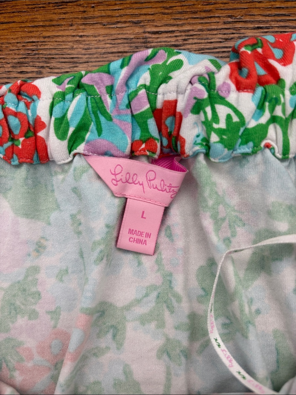 Lilly Pulitzer | Strapless Ruffle Mini Dress Large - Picture 6 of 7
